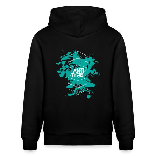 Cubes - Unisex Organic Hoodie - black