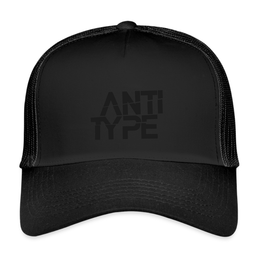 Logo Glitter - Trucker Cap - black/black