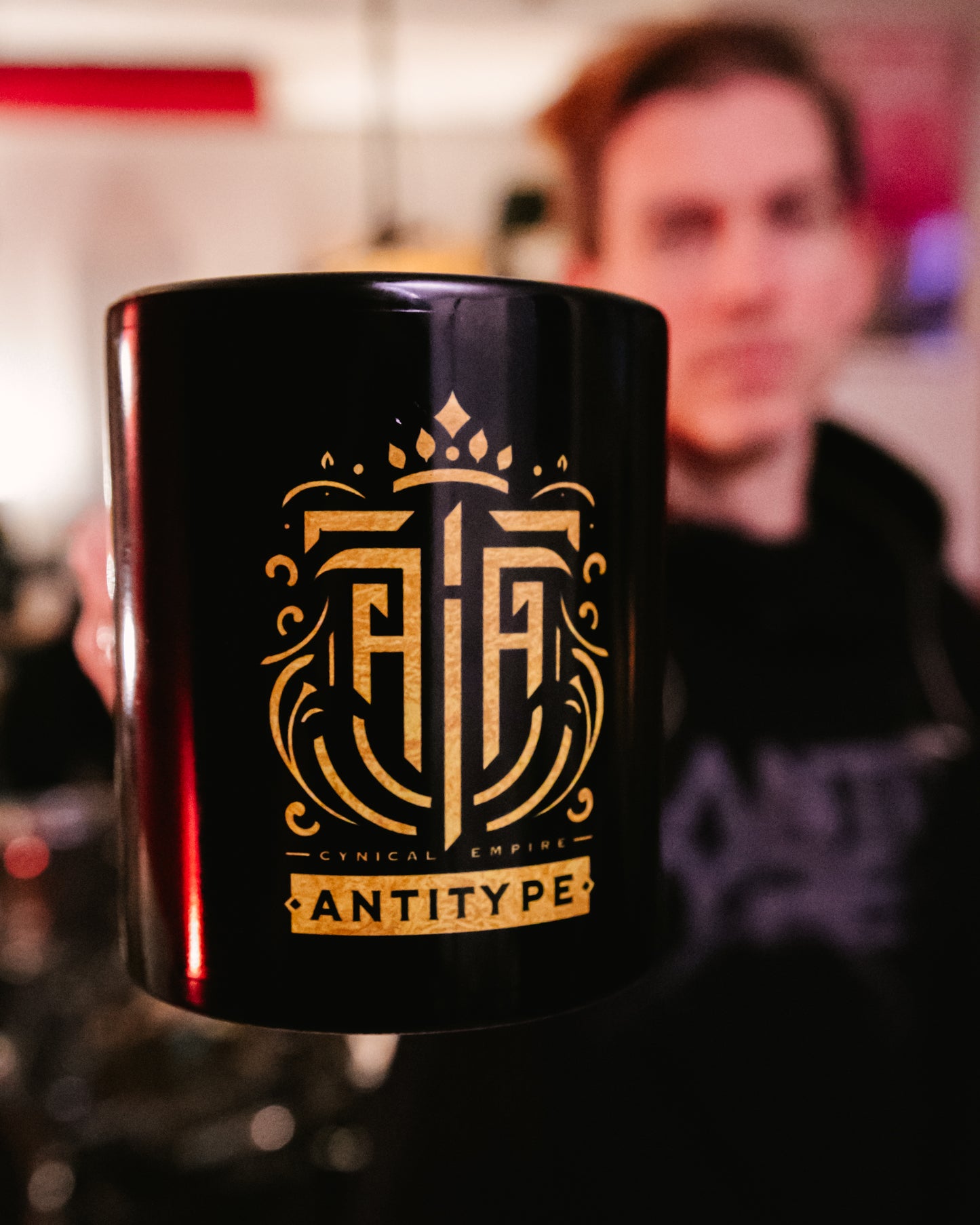 Cynical Empire Gold - Black Mug