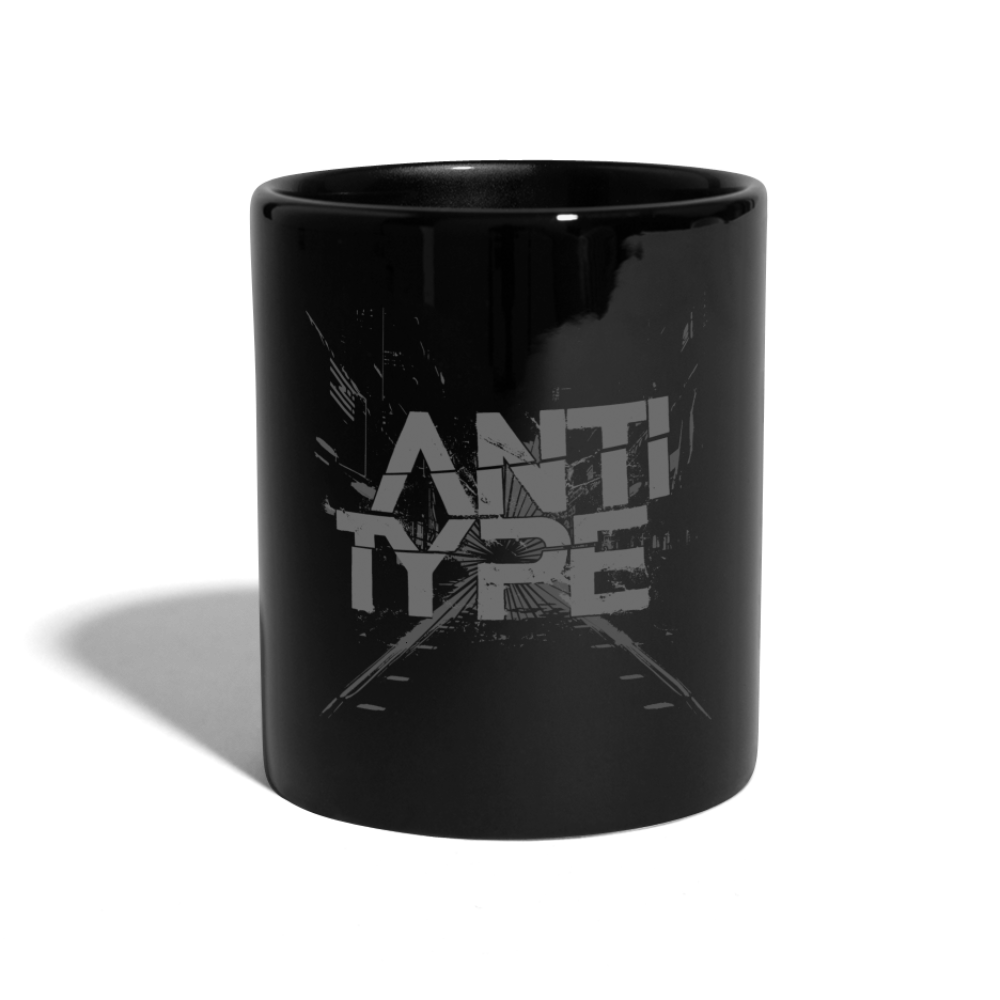 Logo grey - Black Mug - black