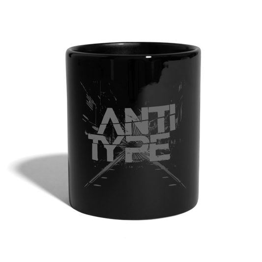 Logo grey - Black Mug - black