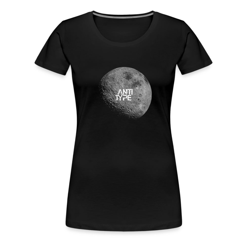 Man On The Moon - Women's Premium T-Shirt - black