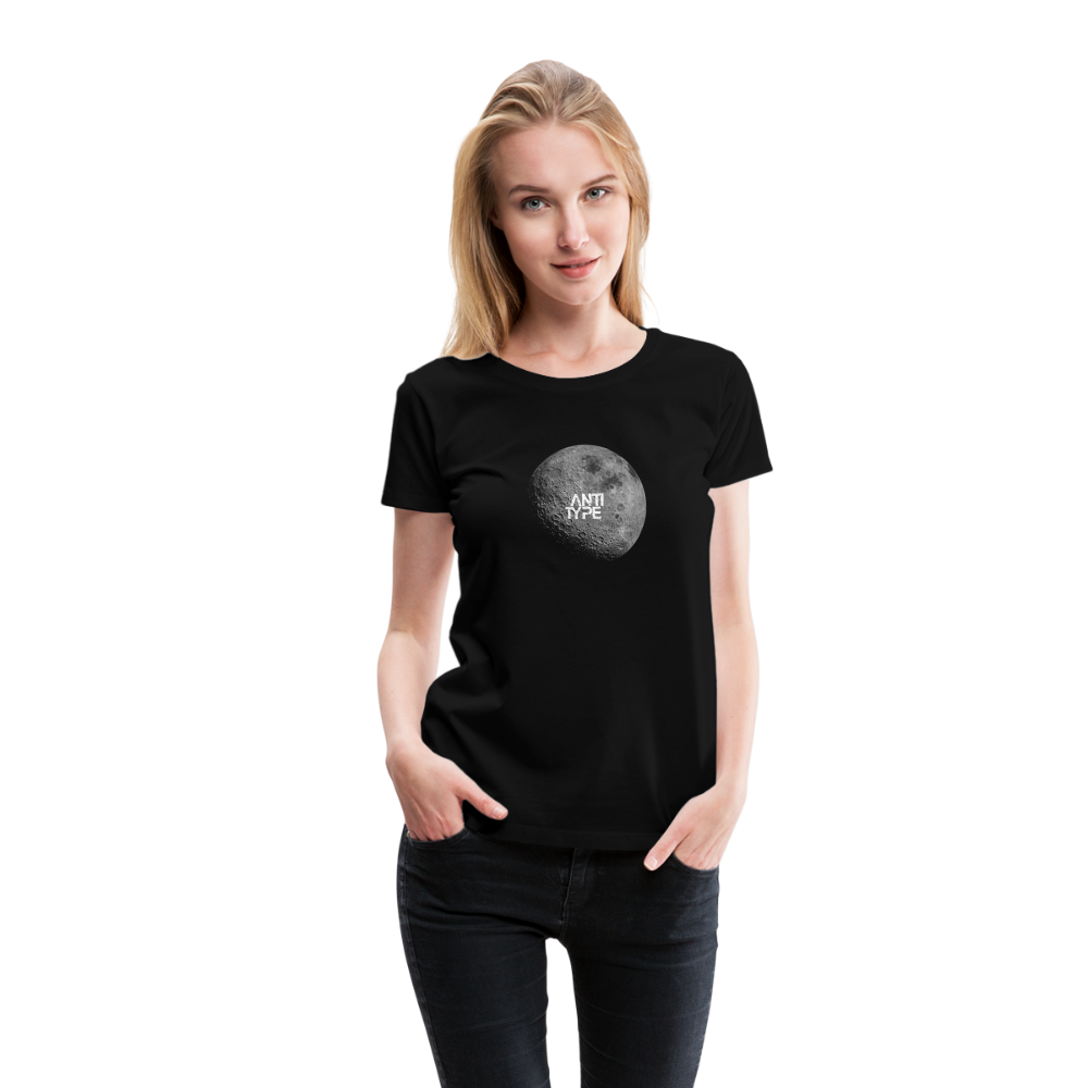 Man On The Moon - Women's Premium T-Shirt - black