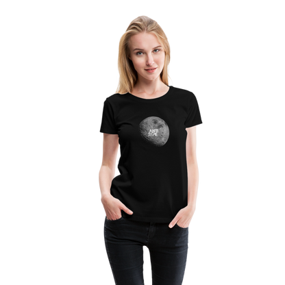 Man On The Moon - Women's Premium T-Shirt - black