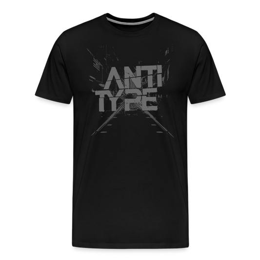 Logo grey - Men’s Premium T-Shirt - black