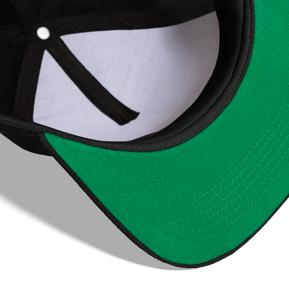 Logo grey - Snapback Cap - black/black